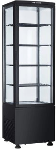 Witryna chłodnicza cukiernicza | LED | 235 l | RTC237BE (RTC235 Black) RTC237BE