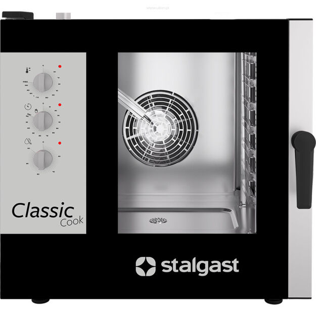 Piec konwekcyjno-parowy, STALGAST ClassicCook, manualny, 7xGN1/1, P 10.2 kW 9100045
