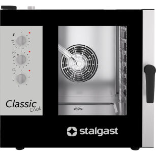 Piec konwekcyjno-parowy, STALGAST ClassicCook, manualny, 7xGN1/1, P 10.2 kW 9100045