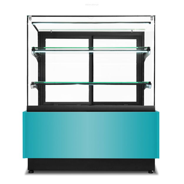 Witryna cukiernicza chłodnicza Dolce Visione Premium Breve 900 | wersja obniżona | 900x690x1110+/-10 mm DOLCE VISIONE BREVE 900 W2