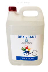Żel do higienicznej dezynfekcji skóry rąk Dex–Fast | 5 litrów | od ręki DEX-5