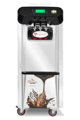 Maszyna do lodów włoskich | automat do lodów soft | 2 smaki + mix | nocne chłodzenie | wolnostojąca | 2x5,8l | RQX208CR RQX208CR