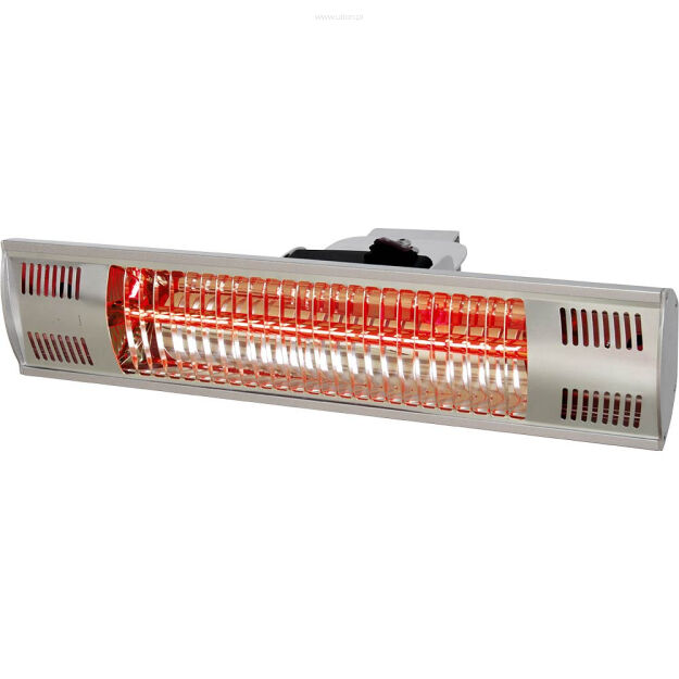 Lampa grzewcza wisząca/ścienna, W 455 mm, P 1.5 kW 692321