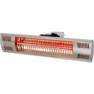 Lampa grzewcza wisząca/ścienna, W 455 mm, P 1.5 kW 692321