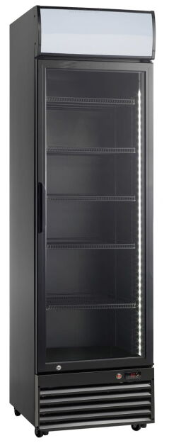 Szafa chłodnicza przeszklona RQ416-BLACK | 338l | czarna (SD416) RQ416-BLACK
