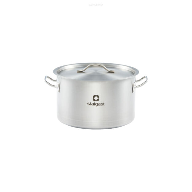 Garnek średni z pokrywką, stalowy, O 280 mm, V 11.1 l 012285