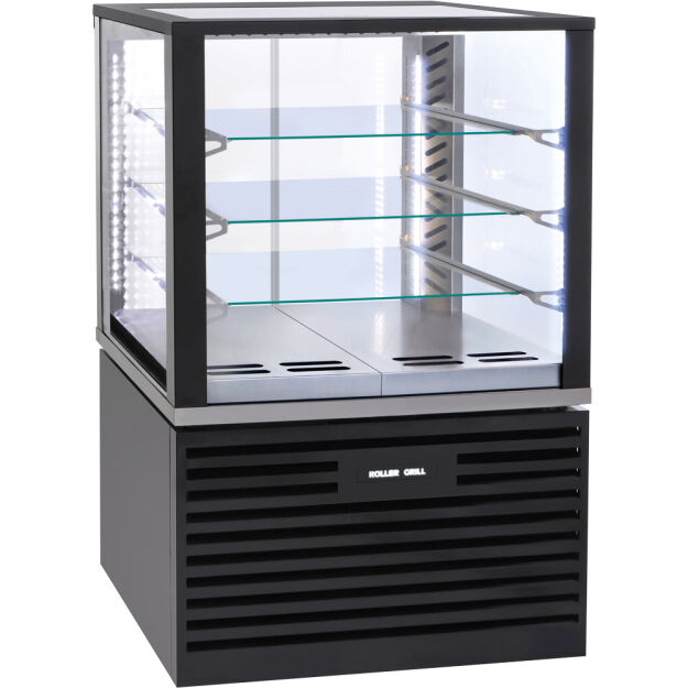 Witryna chłodnicza, cukiernicza, oświetlenie LED, czarna, V 325 l 777430