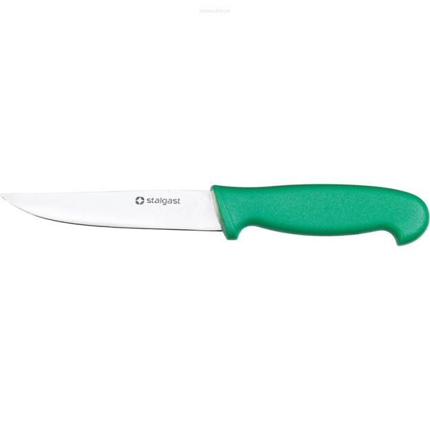 Nóż do obierania, uniwersalny, HACCP, zielony, L 100 mm 285092