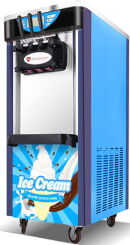 Maszyna do lodów włoskich | automat do lodów soft | nocne chłodzenie | 2 smaki + mix | 2x5,8l RQ208C