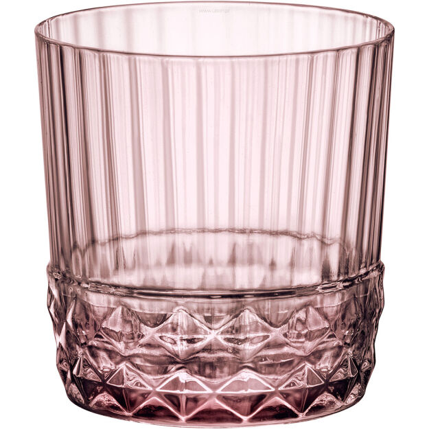 Szklanka niska, lilac rose, America' 20 s, V 370 ml 400426