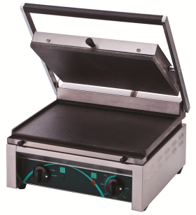 Grill elektryczny kontaktowy panini RN101-C | 2 płyty gładkie RN101-C