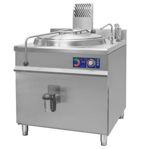 Kocioł warzelny gazowy z grzaniem pośrednim | opcja mieszadła | 14,5 kW | 100 l | 900x900x900 mm | RQLR-102G RQLR-102G