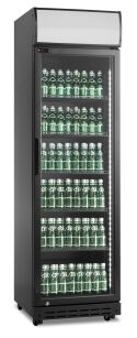 Szafa chłodnicza przeszklona RQ419-BLACK| 388l | czarna (SD420BE) RQ419-BLACK