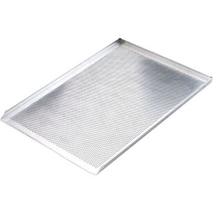 Blacha wypiekowa aluminiowa perforowana 3 ranty, (600x400x20) mm 911201