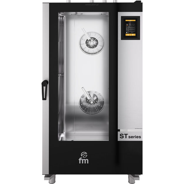 Piec konwekcyjno-parowy, gazowy, ST-Bakery-Big, dotykowy, 16x600x400, P 28 kW 9120501