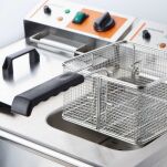 Frytownica elektryczna z kranem, 2-komorowa, Caterina, V 2x8 l, P 2x3 kW 746097 - 7