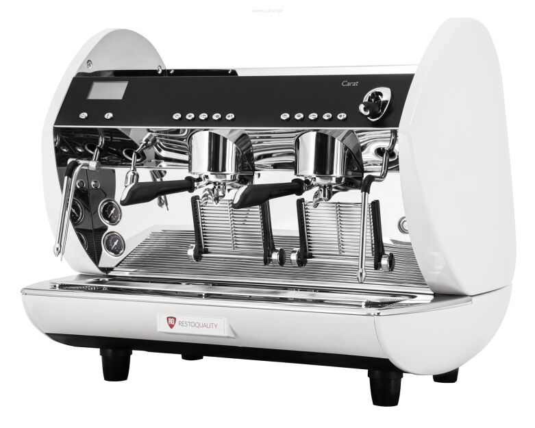 Profesjonalny ekspres kolbowy 2 grupowy | Autosteamer | CARAT 2GR W CARAT 2GR W