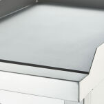 Płyta grillowa nastawna, chromowana, gładka, gazowa, 400x700, 6.5 kW, G30/37 mbar 9736130 - 5