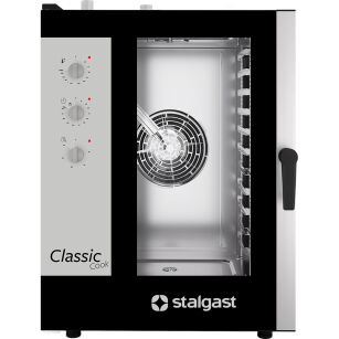 Piec konwekcyjno-parowy, STALGAST ClassicCook, manualny, gazowy, 11xGN1/1, P 20 kW 9100050