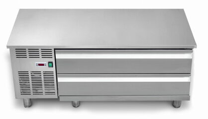 Podstawa chłodnicza z szufladami | Zernike | 1600x700x600 mm BREF16003C