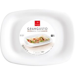 Talerz płytki, prostokątny, Grangusto, 280x210 mm 388629