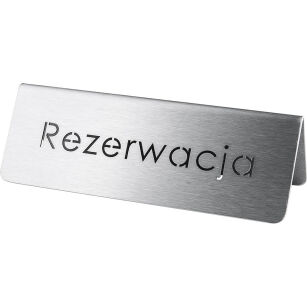 Tabliczka "rezerwacja" 486025